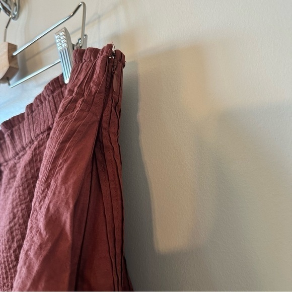 ANTHROPOLOGIE-EULA Pintucked Mini Skirt (Size:1X) - Picture 9 of 12